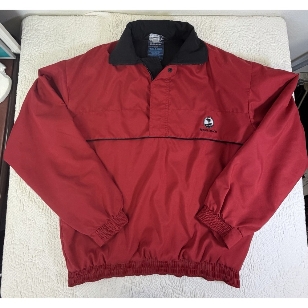 Sunderland Of Scotland Jacket Small Dolphin‎ Rainwear Red Golf Pebble Beach